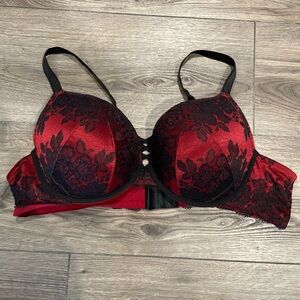 Torrid 48C Red Lace Bra